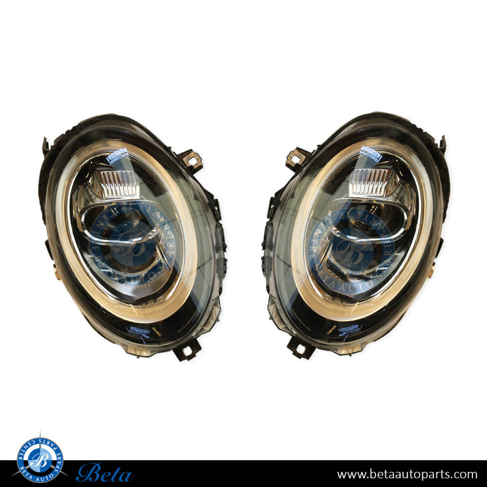 Headlamp Upgrade From Normal to Full LED Look for MINI Hatch F55/F56 LCI 2021-Up models, Part Number 63117298311 / 63117298312 Headlamp Upgrade From Normal to Full LED Look for MINI Hatch F55/F56 LCI 2021-Up models, Part Number 63117298311 / 63117298312